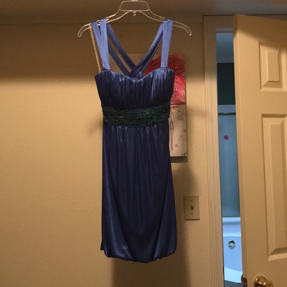 Blue semi-formal/formal dress